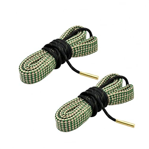 2Pcs Rengöringsrep för gevär Rengöringsborste Gun Snake för .308Cal/ 30-30/30-06 /.300Cal/ .303Cal/7.62MM