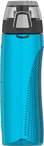 THERMOS Intak 24-Ounce Tritan Hydration Bottle with Meter (Teal), One Size,