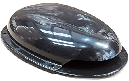 LOW PROFILE BLACK ROOF AIR DUCT VENT VENTILATOR HORSEBOX CARAVAN DOG VAN BUS 4X4