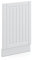 Vicco Frontblende Fame-Line, Weiß Landhaus/Weiß, 45 cm ohne Arbeitsplatte