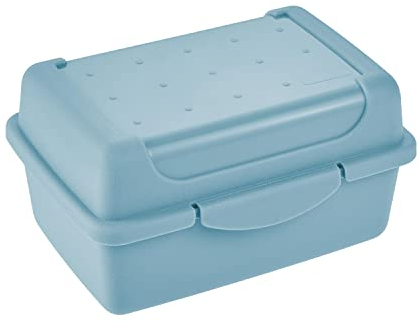 keeeper Frischhaltedose mit Klickverschluss, 11 x 7,5 x 6 cm, 350 ml, Luca Micro, Nordic Blue