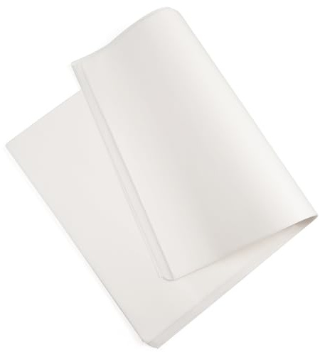 Coptiner 50 Pcs 20x30cm Baking Paper for Air Fryer Liners Baking Bread and Cakes,Non-Stick Siliconised Greaseproof Parchment Paper, Disposable Easy Cleanup Unbleached Bread/Meat/Cookies