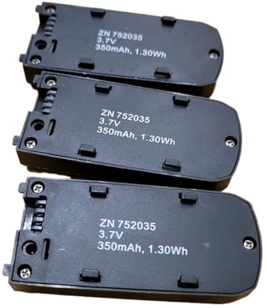 3 baterías K100 MAX de,7 V y 350 mAh para LiPo para Mini cuadricóptero K100MAX