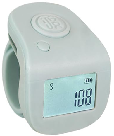 Contatore manuale a clicker, display a LED impermeabile, 6 cifre elettronico portatile, contatore di intelligente multifunzione, contatore di giri per eventi sportivi atletici