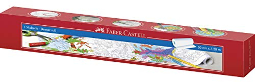 Faber-Castell 201397 - Malrolle mit Dschungel- und Unterwasserwelt