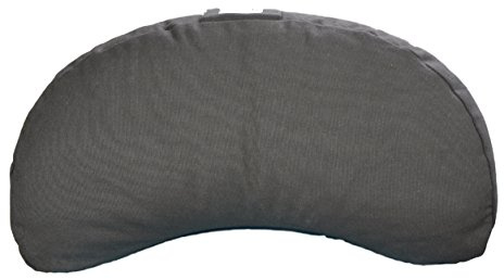 Tvamm Lifestyle Zafu - Cojín de meditación (42 x 20 x 12 cm), color negro