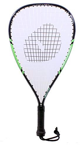 Python Racquetball Raqueta de Raquetbol (Marco de Principiante, Increíble Valor, Marca Real Racquetball), Verde
