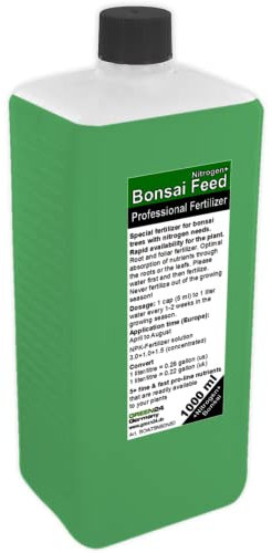GREEN 24 Engrais pour bonsaï NPK azote + Engrais HIGHTECH pour fertiliser les bonsaïs, engrais liquide premium gamme professionnelle 1000ml
