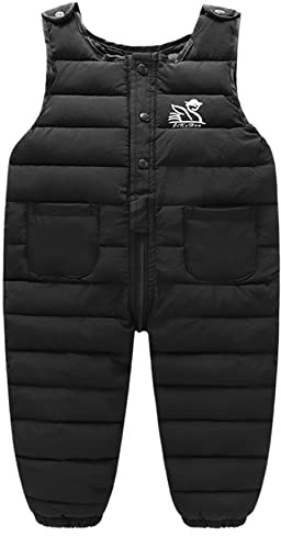 SEAUR Pantaloni in piumino per bambini leggeri, pantaloni invernali spessi caldi, pantaloni da neve per bambini piccoli antivento, pantaloni da sci per attività all'aria aperta - 9 mesi - 3 anni