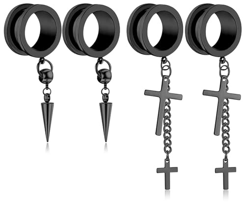 TYXHXTF 2 par öronförlängare, örontunnel, Flesh Tunnel, för män och kvinnor 8 mm