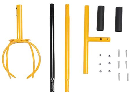 NOENNULL Garden Claw Hand Tiller de acero inoxidable cultivador de garra de jardín aireador de suelo para macizos de flores, jardines, verduras, huertos