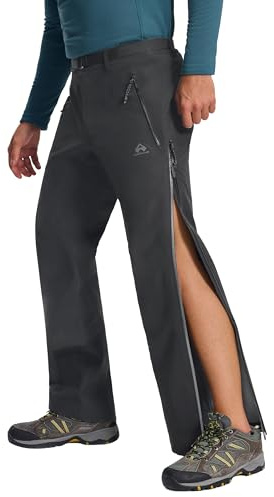 Pioneer Camp Pantalones de senderismo para hombre, gris, L