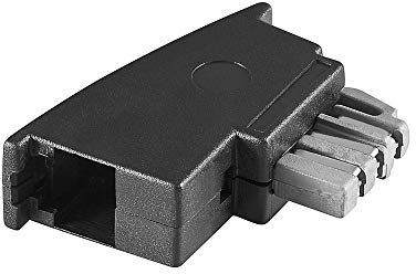 Goobay 50308 TAE Adapter, TAE-N-Stecker > RJ11/RJ14-Stecker (6P4C)