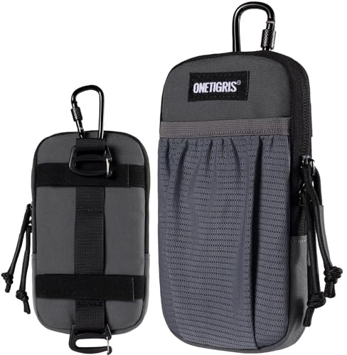 OneTigris Sac de Protection Ceinture Militaire Poche Molle Sac Banane EDC pour Téléphone Monnaie Cyclisme Randonnée CS Trekking Wargame