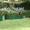 puraday Hochbeete Für Garten 152x80x36 cm Blumenkasten Pflanzkasten Terrasse Pflanzkübel Gemüsebeet Kräuterspirale XXL Hochbeet Metall Hochbeet Stahl Hochbeet Groß XXL Gartenbeet Grün