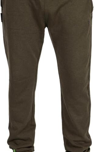 Fox Collection Lw Jogger Green & Black - Angelhose, Hose zum Angeln, Jogginghose für Angler, Größe:M