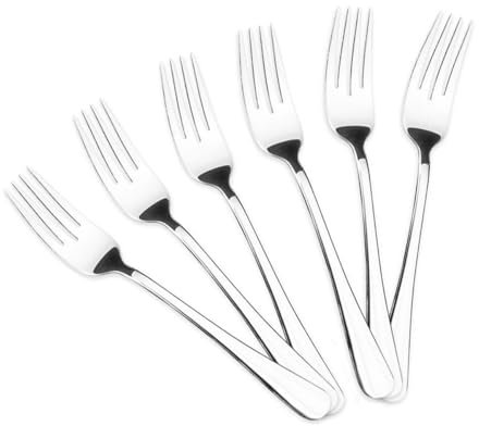 GREATOYAR Juego de Tenedores de Pescado, Juego de Cubiertos de Acero Inoxidable, Juego de Cubiertos de Cocina, Juego de Utensilios de Cocina, Incluye 6 Piezas de Tenedores de Pescado, Lavavajillas