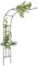 Gartenbogen Halbbogen für Gartenlaube – robuster Stahlrahmen, Blumenständer für Gartenlauben, Pergola-Spalier für Kletterpflanzen im Freien, Stützbögen 2,4 m hoch, schwarz(180x240x40CM/5.9x7.9x1.3ft)