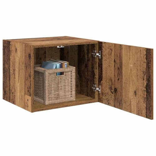 vidaXL Armadietto a Muro Legno Vecchio 50 x 42.5 x 40 cm, Armadio per Soggiorno Moderno, Design Rettangolare, Grande Spazio, Legno Resistente, soluzioni minimaliste Eleganti