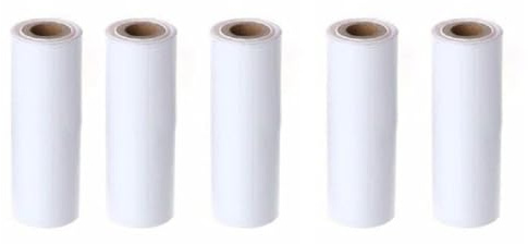 Rotolo di carta termica per ricevute 80x30MM 5Pcs per stampante termica mobile 80MM POS