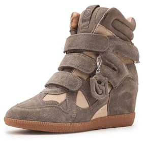 Steve Madden Sneaker Mavis Donna, Camoscio Tortora, 6.5
