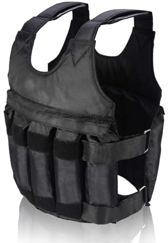 Gilet da allenamento ponderato, traspirante, regolabile, struttura Oxford, scenario di allenamento per esercizi di resistenza, attività muscolari, corsa quotidiana, jogging, allenamento, attività di