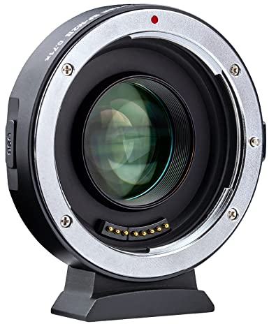 VILTROX EF-M2 II Auto Focus MFT 0.71x Reducer Speed Booster Lens Adapter for Canon EF Mount Lens to Micro Four Thirds M4/3 Camera Panasonic GH4 GH5 GH5S GF6 GX85 GX7 Olympus E-M5 E-M10 E-PL5