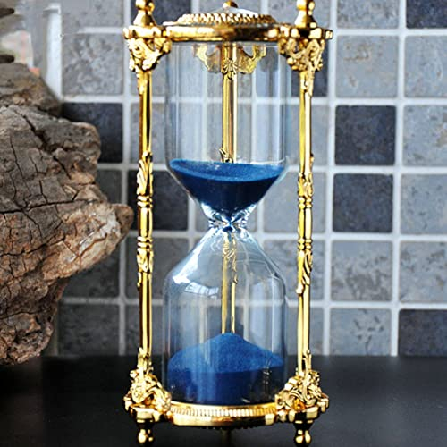 Sandglas Timglas Timer for Barn Kreativa Presenter Sandglas Timer Dekoration Timglasspel, Hemmakontor Timer Sand Klocka Sandglas Barnsäkerhet Timglas Antikt Glas Sandglas Timglas Timer (Vit S (Color