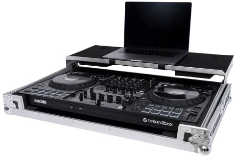 Headliner Flight Case Compatible with Pioneer DJ DDJ-FLX10 with Laptop Platform