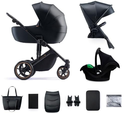 Kinderkraft 3 In 1 Prime 2 Mink Pro Baby Stroller One Size