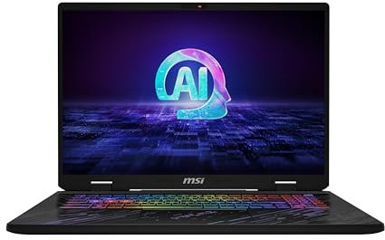 MSI Pulse 17 AI C1VGKG-040XES - Ordenador Portátil Gaming 17 FullHD+ (Intel Core Ultra 7 155H, 32GB RAM, 1TB SSD, NVIDIA GeForce RTX 4070, Sin Sistema operativo) Color Negro - Teclado QWERTY español