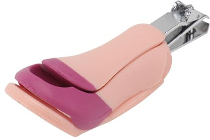 Vaguelly Cortauñas Para Bebés Set De Cuidado De Uñas Kit Pinzas y Tijeras Rosas Para Recién Nacidos y Pequeños Casa