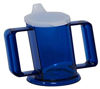 OBJECTIF CONFORT - Tasse ergonomique Handycup 230 ml - Bleu