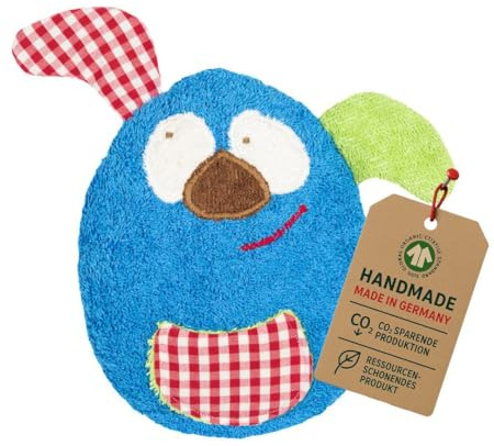 Efie épeautre de culture biologique contrôlée Coussin chauffant, bleu, (Organic), fabriqué en Allemagne