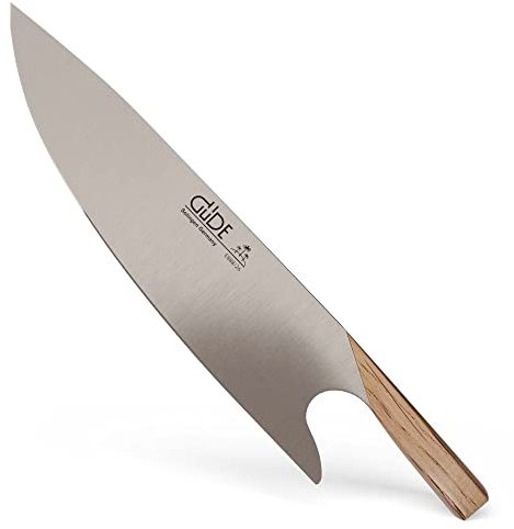 GÜDE Solingen - THE KNIFE geschmiedet, 26 cm, Fasseichenholz, THE KNIFE, Handmade Germany