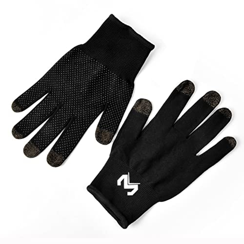 HUAYUWA Lot de 2 manchons de doigts de jeu pour téléphone portable, anti-transpiration, respirants, sans couture, pour écran tactile, antidérapants, pour PUBG/règles de survie/couteaux à l'extérieur,