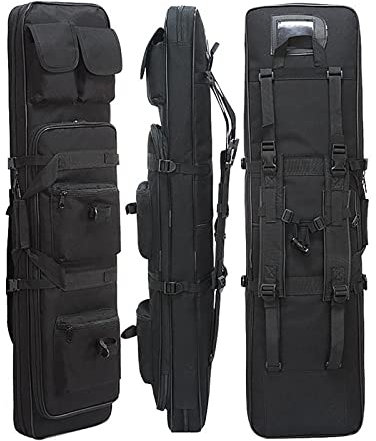 81 CM / 94 CM / 118 CM Taktisk VapenväSka, FöRvaringsväSka FöR Pistol/HagelgeväR, FiskespöRyggsäCk, Med Axelremmar (Avtagbara), FöR Jakt På Krigsvilt,118CM