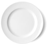 Holst Porzellan BL 015 Porzellan Teller flach 15 cm Basic Weiß 15,2 x 15,2 x 1,7 cm 6 Stück