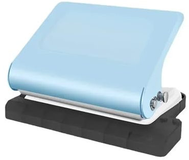 Bindegeräte 10 Lochpunschpapier -Book -Bindungskarte Tragbarer Produktionshandbuch Handheld Studio Paper Datei Maschine Drahtbindegerät(Blue)