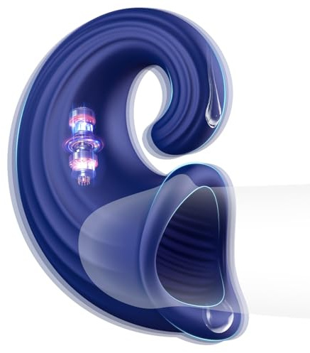 Mens Sex Toys Male Masturbator Penis Vibrator, 360° Silicone Bead Wrap 10 Touch Vibration 2X Motor Boost Male Masterubaters Adult Sex Toys for Man Fleshliglt for Mens Mastusbator Sex Doll