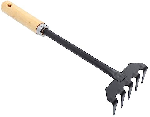 HYTROVE Râteau De Jardin Outil De Désherbage à Main Râteau De Labour pour Culture Multifonctionnel