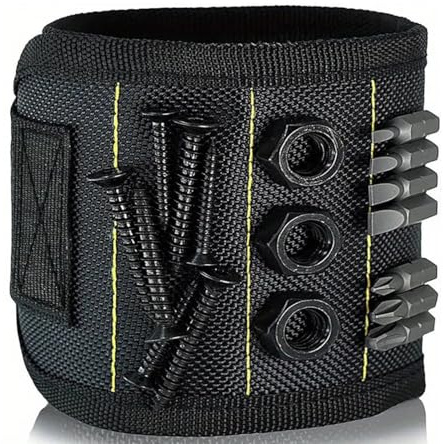 OUDQFCJ Bracelet Magnétique Outil Gadget (Cadeaux pour Hommes, Cadeaux Bricoleurs, Idée Cadeau Anniversaire, Gadgets pour la Fête des Pères, Noël)