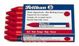 Pelikan WachsSignierkreide 772 12, weiß Schachtel mit 12 Stifte