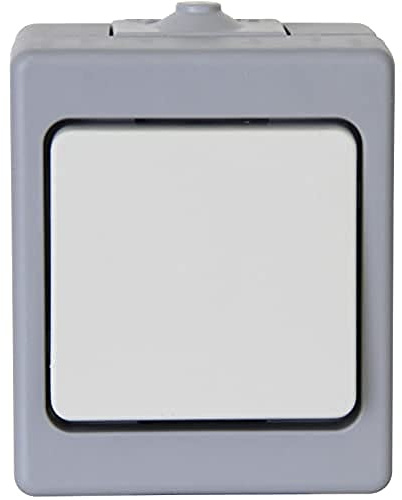 Kopp 563748007 Kreuzschalter Aufputz-Feuchtraum Standard