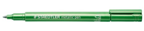 Staedtler Metallic Marker - Green (Pack of 10)