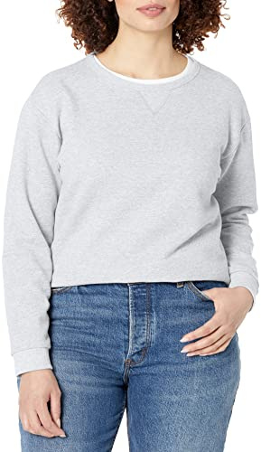 Hanes womens Ecosmart Crewneck Sweatshirt, Light Steel, XX-Large US