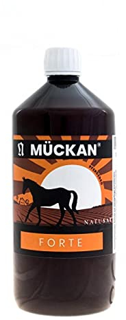 NATUSAT Mückan Forte Spray - Desodorierender Schutz zur Hautpflege für Pferde (1000 ml)