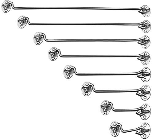 Edelstahl Sturmhaken/Türhaken in 8 Größen zur Auswahl (42cm)