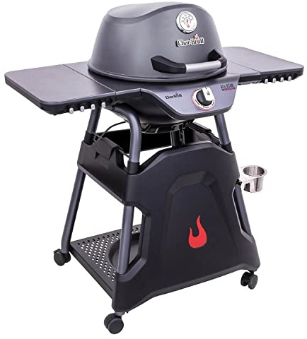 Char-Broil 140 892 - All-star 125 Electric Barbecue Grill, Black/Aluminum