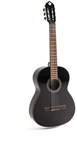 Juan Miguel Navarrez konsertgitarr, klassisk gitarr, 1/4 special dark moon - svart